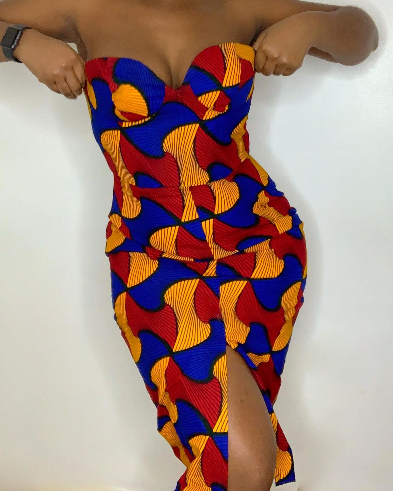 AFRICAN PRINTS TUBE DRESS: A Fusion of Tradition and Modern Elegance