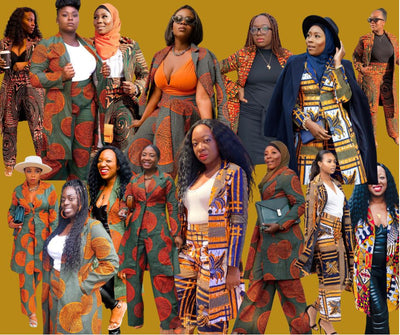 Women In African Print Suits